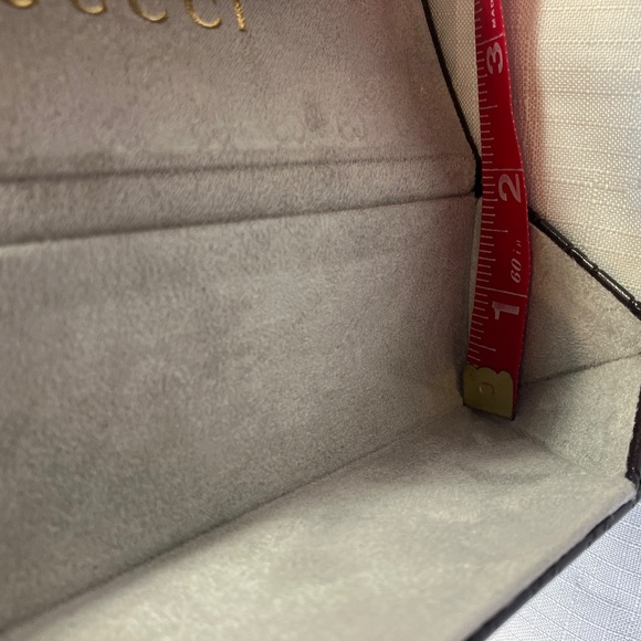 NEW! Authentic Gucci Leather Folding Eyeglass Case & Shopping Bag - Picture 7 of 8